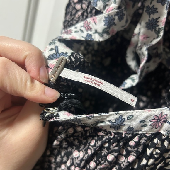 Free People Black and White Floral Dress - Picture 4 of 4